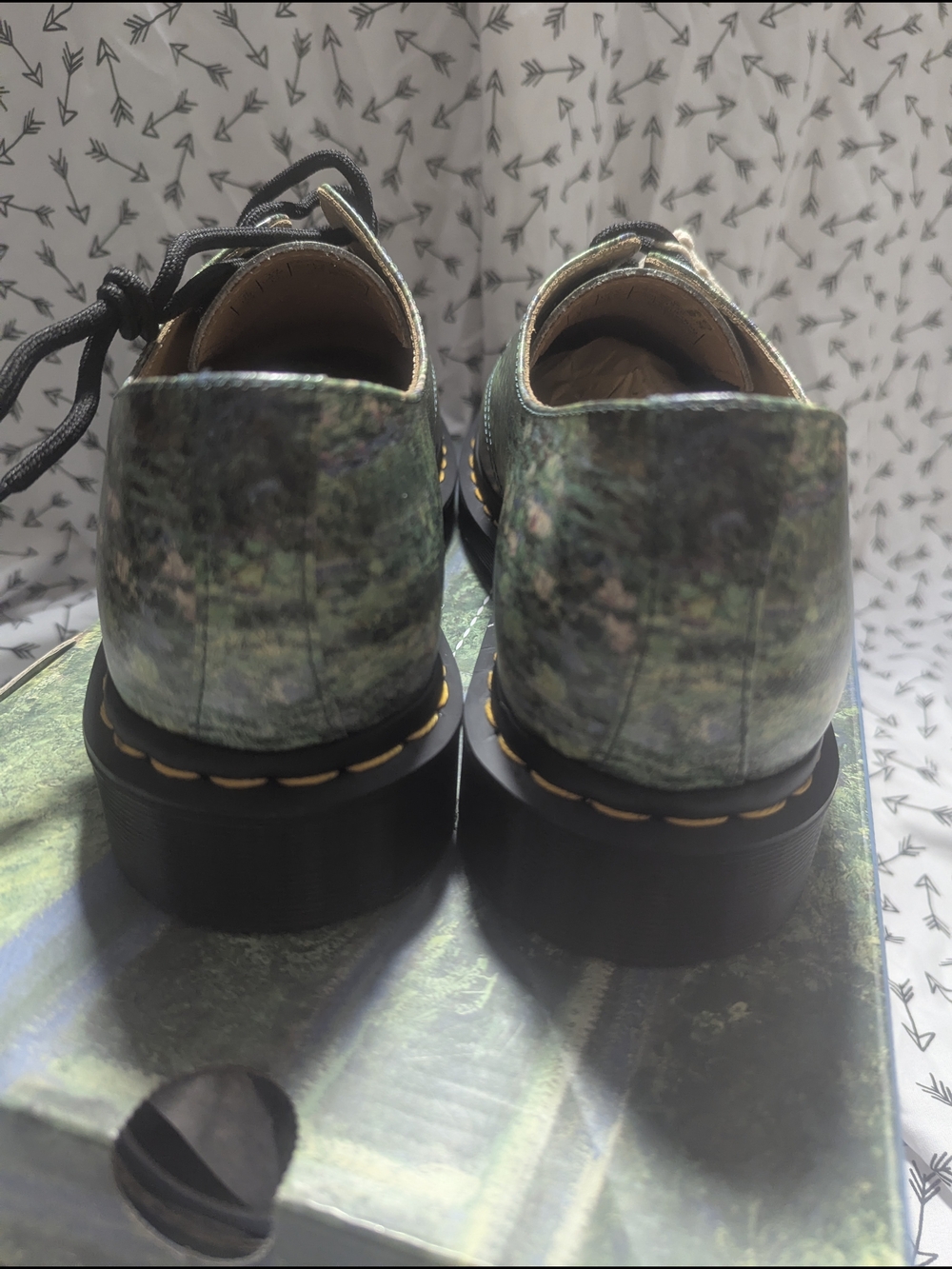 Dr. Martens 1462 The National Gallery Monet Water Lily Pond Oxford Shoe - Picture 5 of 10